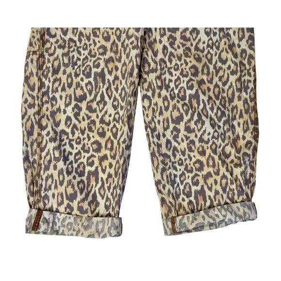 Urban Outfitters Camille Cotton Printed Overalls Leopard Print Streetwear Sz SP - Picture 5 of 10